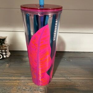 Starbucks Pink and Blue Tumbler